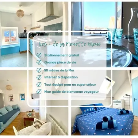 La Mouette Bleue -stationnement Gratuit- Lägenhet *
