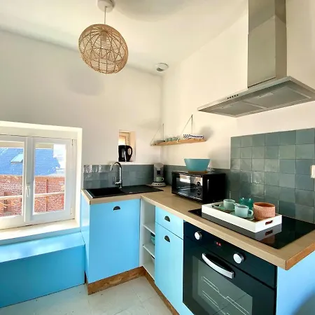 Lägenhet La Mouette Bleue -stationnement Gratuit- Ault